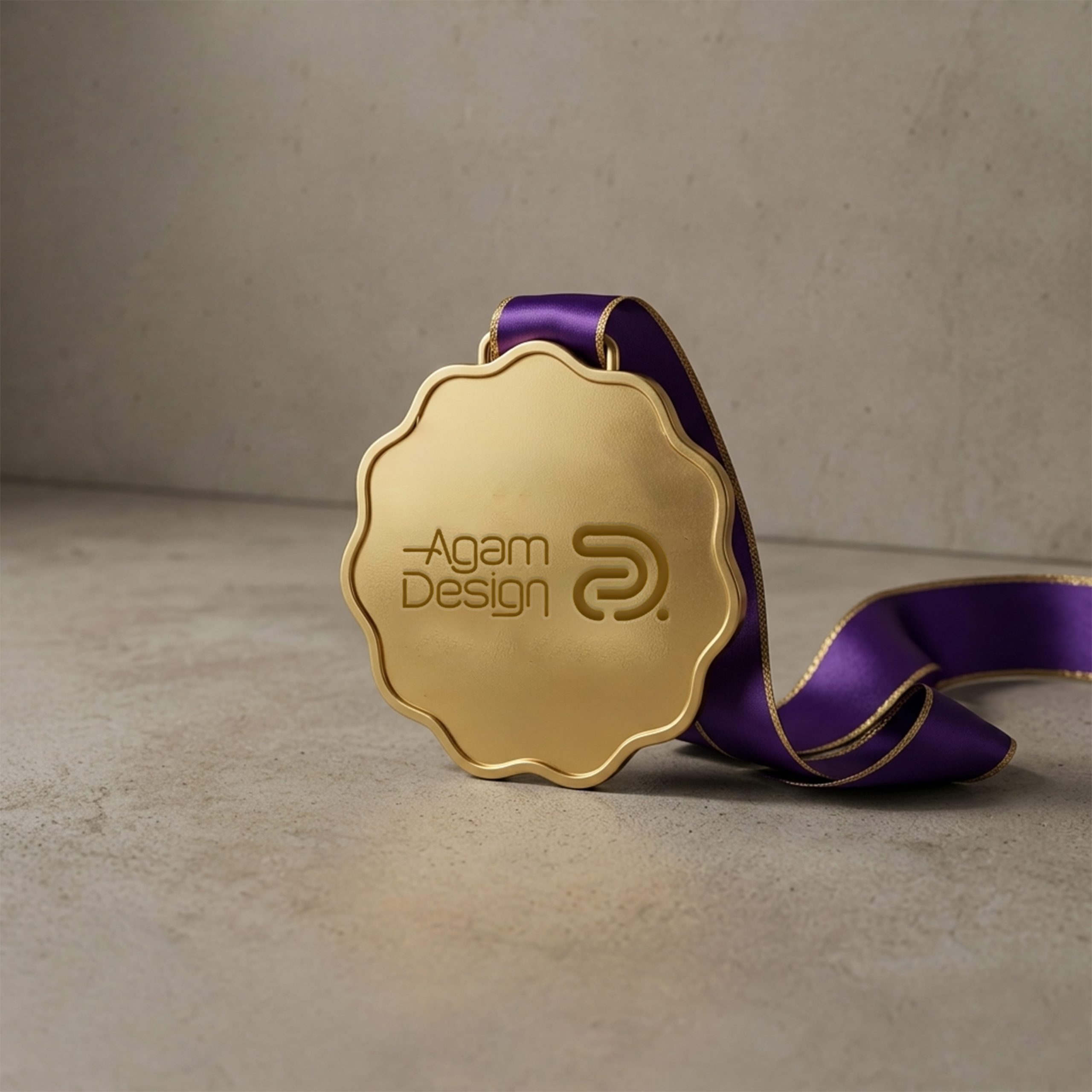 Médaille d'Or Dentelé - Md.013