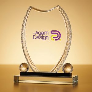 Trophée Cristal Ovalisé - TC.023